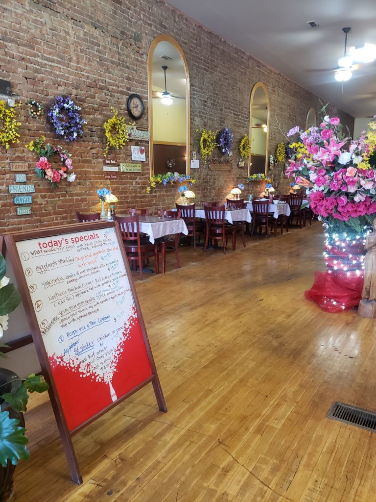 Inside Thai Paradise Cuisine in Pocatello, Idaho