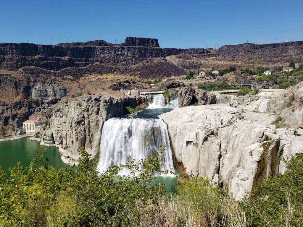 Shoshone Falls, Idaho in the summer time.